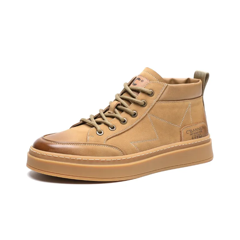 C°BANNER Casual Single Shoes Men's Khaki-2