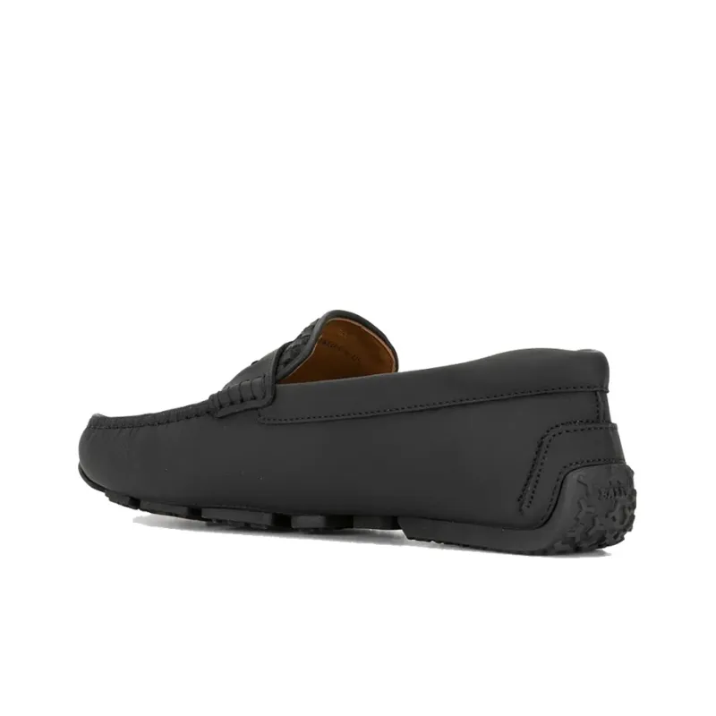 BALLY Woven Slip On Loafers-3