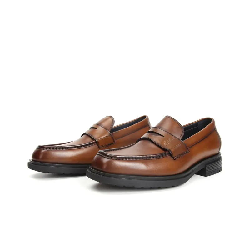 Satchi Men's Casual Shoes Men Low Top Yellow Brown-2