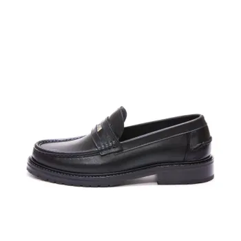 MOSCHINO Double Question Series Mark Men's Casual Shoes Men's Black