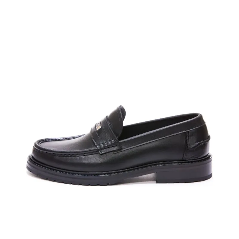 MOSCHINO Double Question Series Mark Men's Casual Shoes Men's Black-0