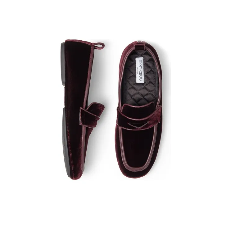 Jimmy Choo Buxton Casual Shoes Men's Burgundy-3