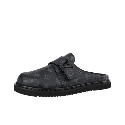 LOUIS VUITTON Easy Casual Shoes Men's Black