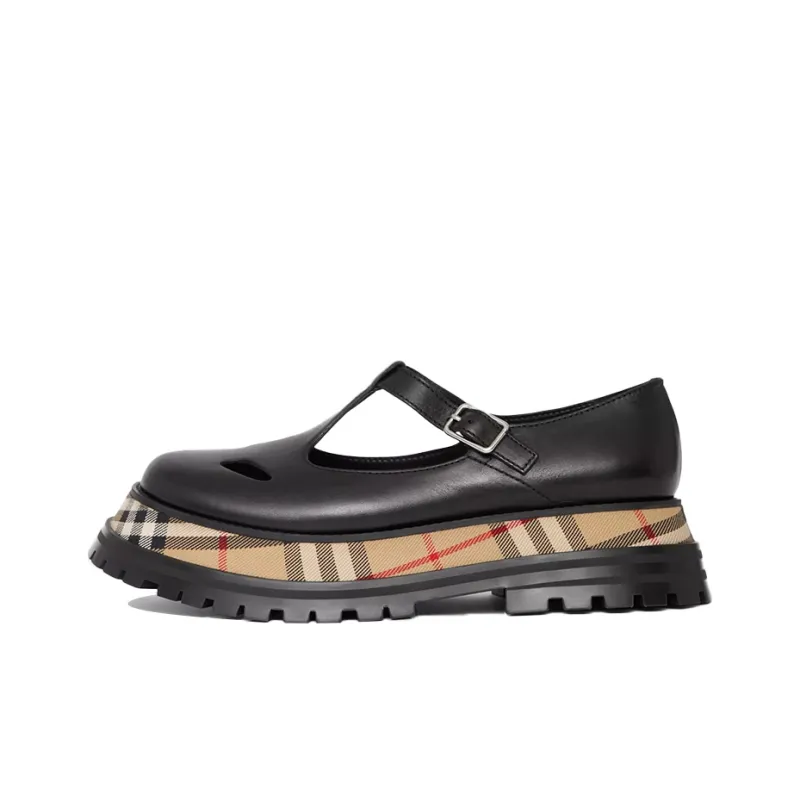 Burberry Vintage Platform Shoes Women's Black-0