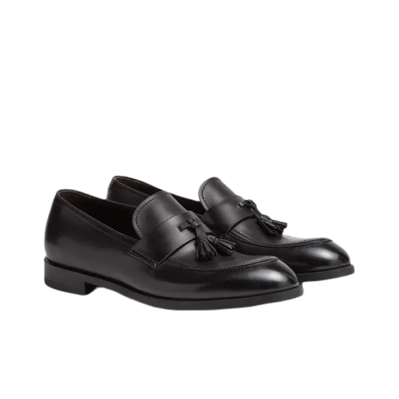 Zegna Siena Fle Casual Shoes Men's Black-2