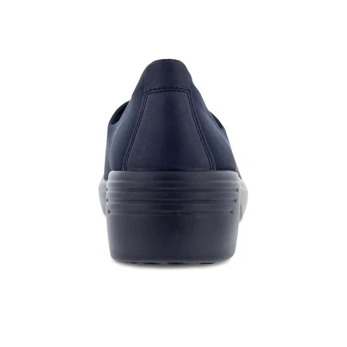 Ecco Soft 7 Skateboard Shoes Women's Low Top Blue-3