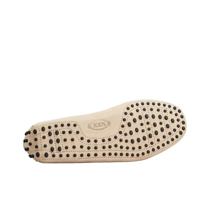 TOD'S Round Toe Slip On Loafers-4