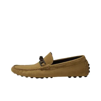 HERMES Alessandro Loafers Men's Brown