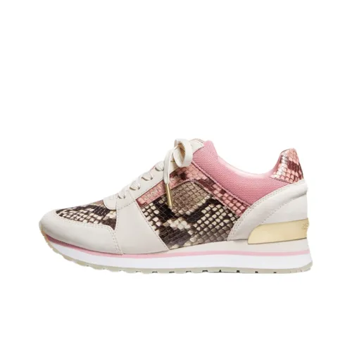 MICHAEL KORS Billie Low-Top Platform Shoes Women's White Pink