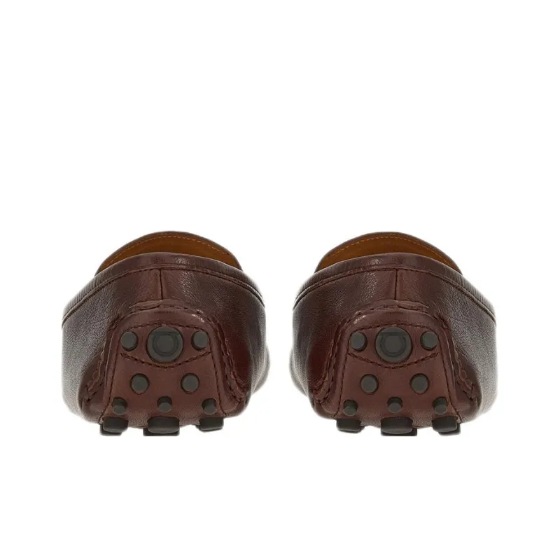FERRAGAMO Horsebit-detail Leather Loafers-4