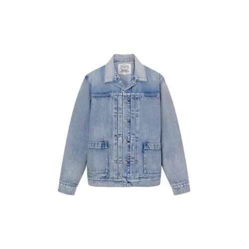 Levis SS23 Midnight Blue Denim Jackets Men Blue