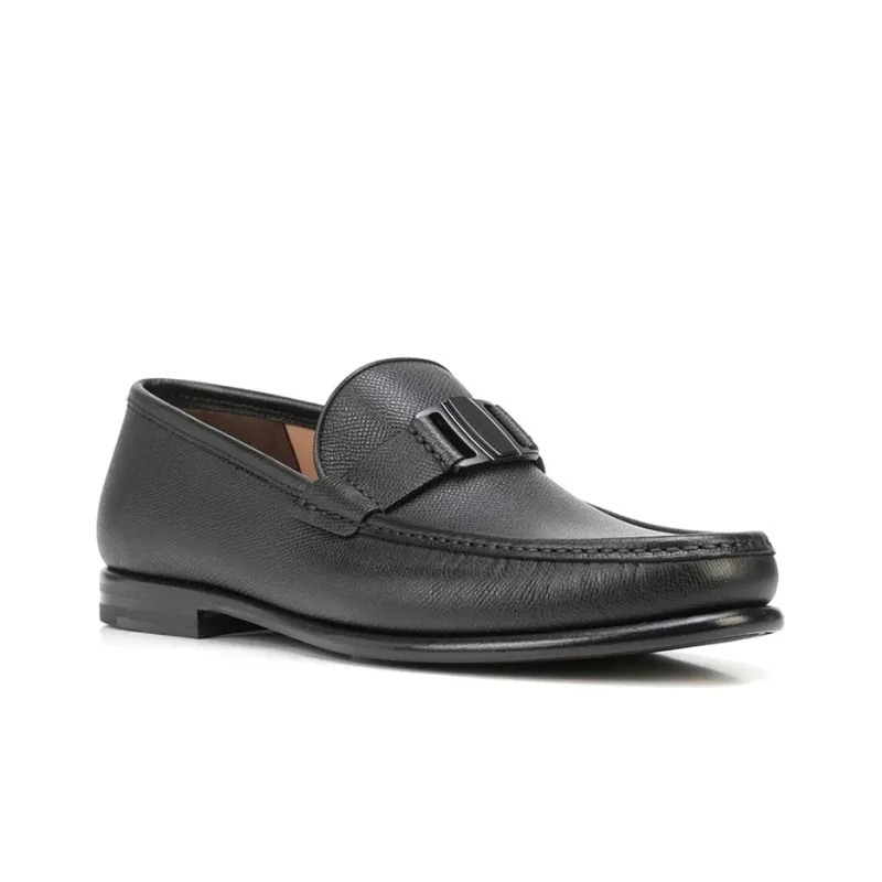 FERRAGAMO GANCINI Men's Casual Shoes Men's Black-2