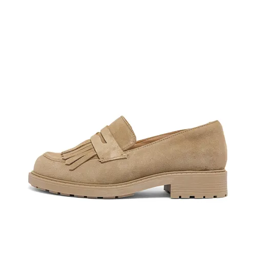 Clarks Loafers Women's Low-Top Light Sand