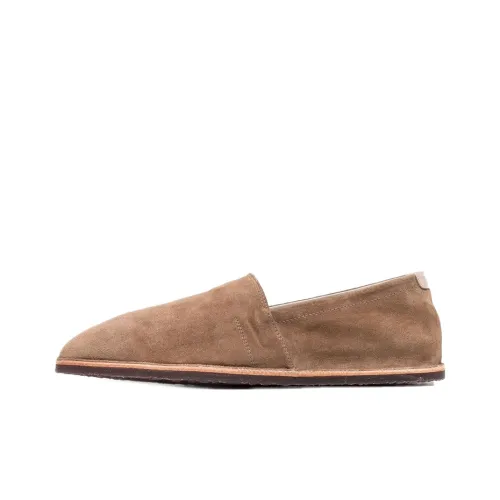 Brunello Cucinelli Logo-stripe Flat Slippers