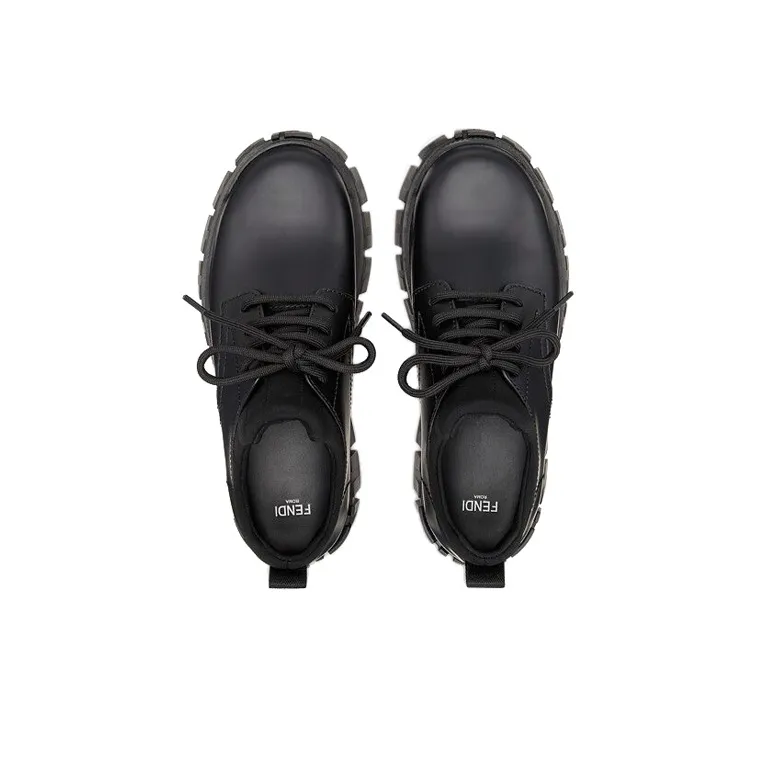 FENDI Platform Shoes Women's Black-3