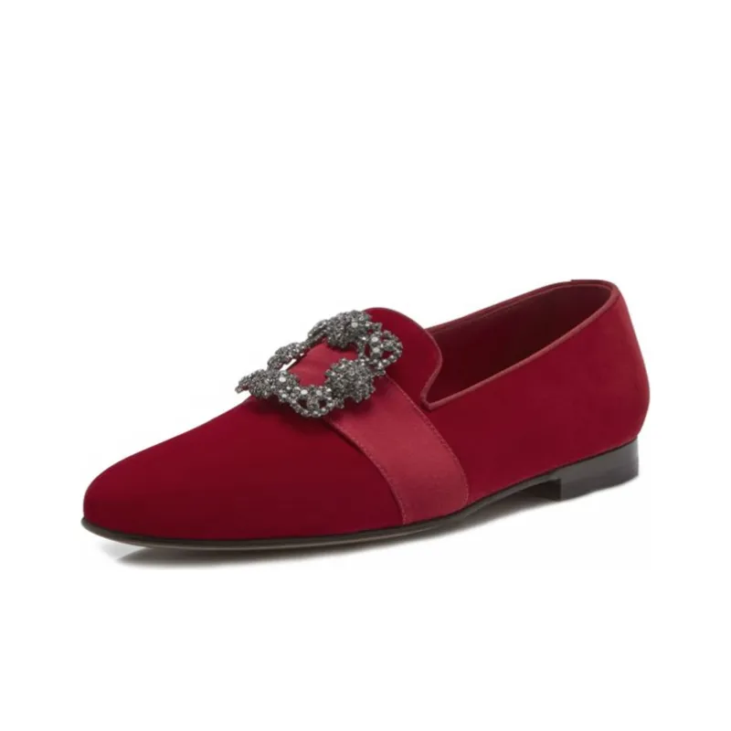 MANOLO BLAHNIK Carlton Casual Shoes Men's Red-4