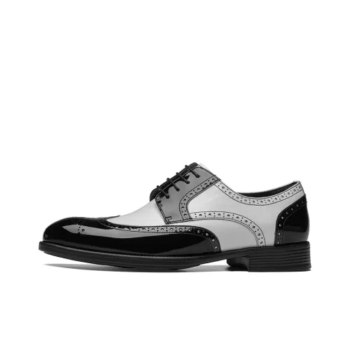 Roberta Di Camerino Dress Shoes Men Low-Top Black/White