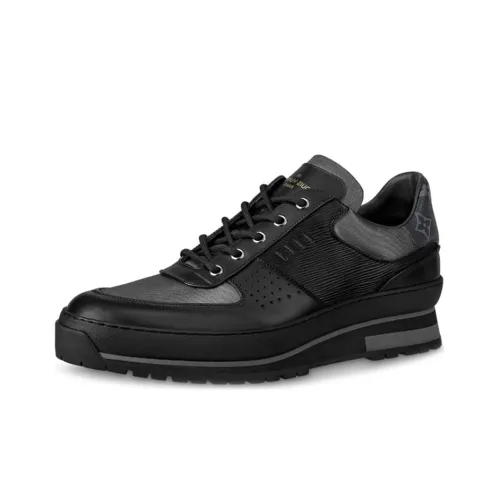 LOUIS VUITTON Harlem Men's Casual Shoes Men Low-Top Black