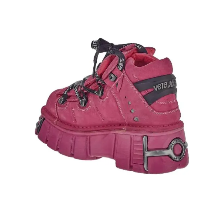 Vetements Low-Top Platform Shoes Unisex Pink-3