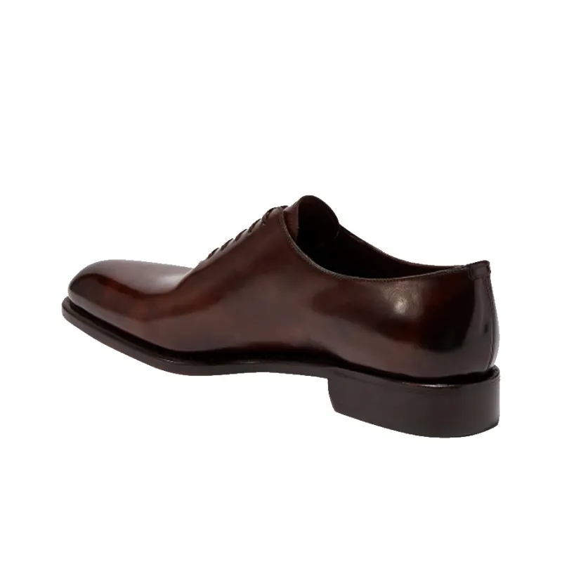 FERRAGAMO Lace-up Leather Derby Shoes-3