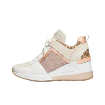 MICHAEL KORS Georgie High Top Athletic Shoes Women's White Pink