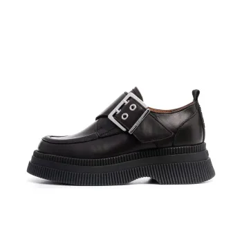 GANNI Loafers Women's Black Brown