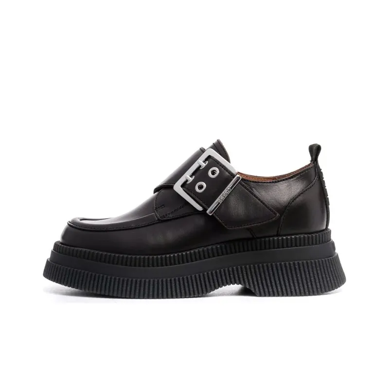 GANNI Loafers Women's Black Brown-0