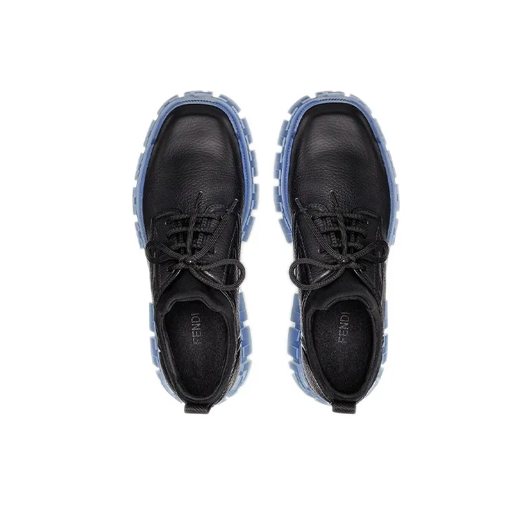 FENDI Force Lace-Up 'Black Blue'-3
