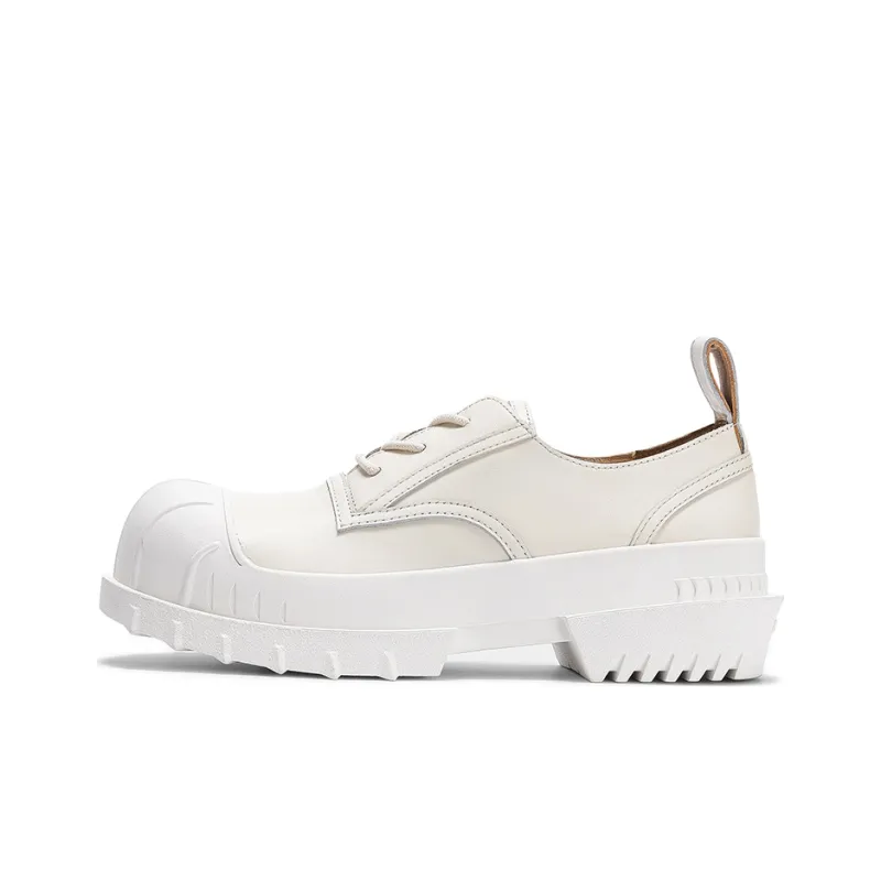 Lost In Echo Hunting Duck Collection Coverage Moisture Wicking Breathable Low Top Derby Unlined Shoes Women's Ecru-0
