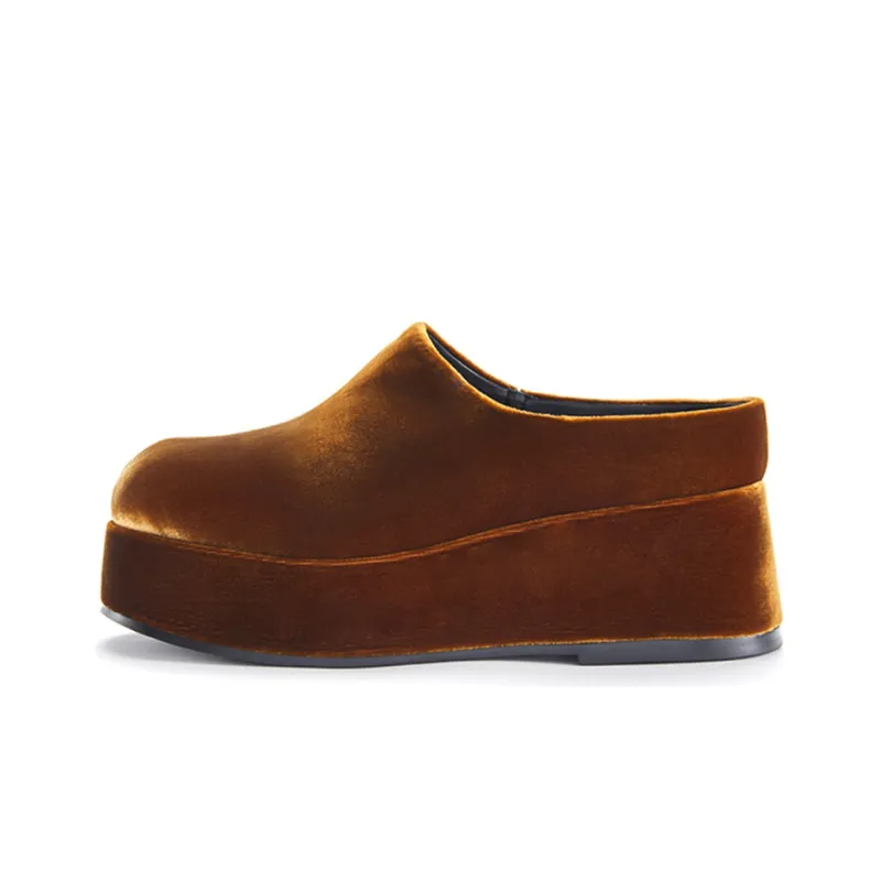 It's Toasted Shibuya One Japanese Style Row Platform Shoes Women's Brown-0
