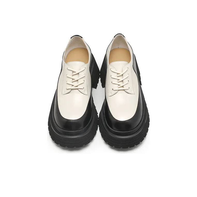 CERRUTI 1881 Platform Shoes Women's Beige Black-2