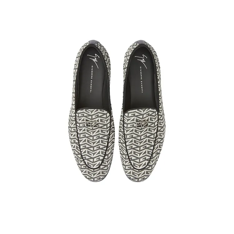 Giuseppe Zanotti Gz Rudolph Monogram-print Loafers-4