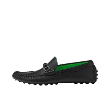 HERMES Alessandro Loafers Men's Black