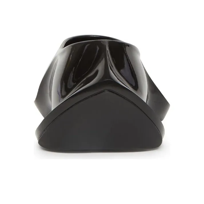 Balenciaga Space Shoe Shiny Black-4