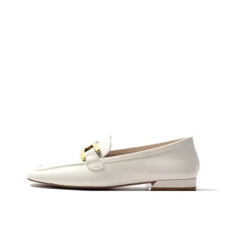 STEVE MADDEN Flat Casual Single Shoes Women's Ecru
