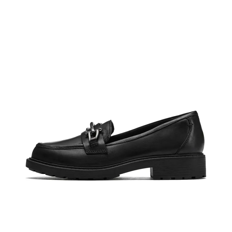 Clarks Platform Shoes Women's Black-0