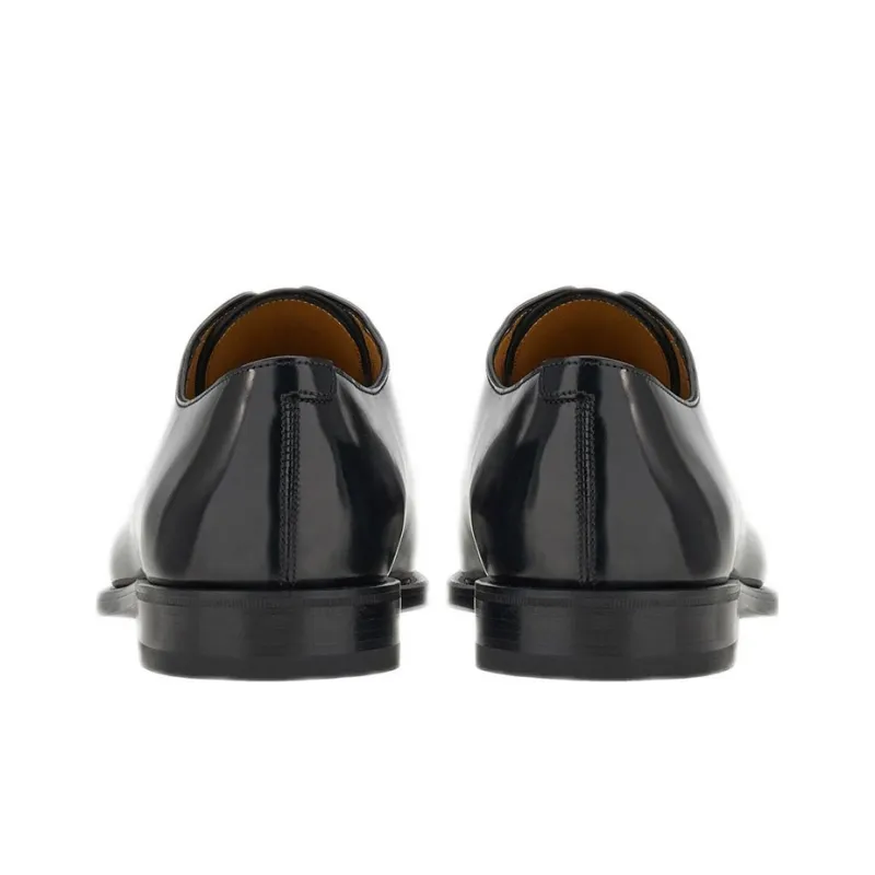 FERRAGAMO Calf Leather Oxford Shoes-3