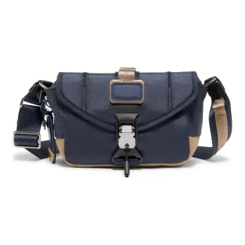 TUMI Alpha Bravo Nylon Shoulder Bag Crossbody Bag Women's Blue & Brown