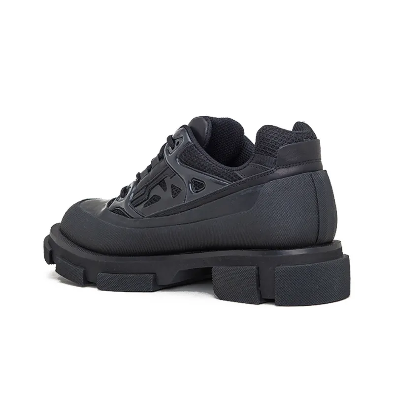 Both Low Top Platform Shoes Unisex Black-4
