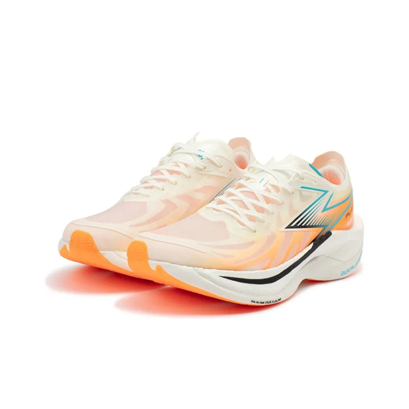361° Feiran 2 Low Top Running Shoes Men's White Orange-2