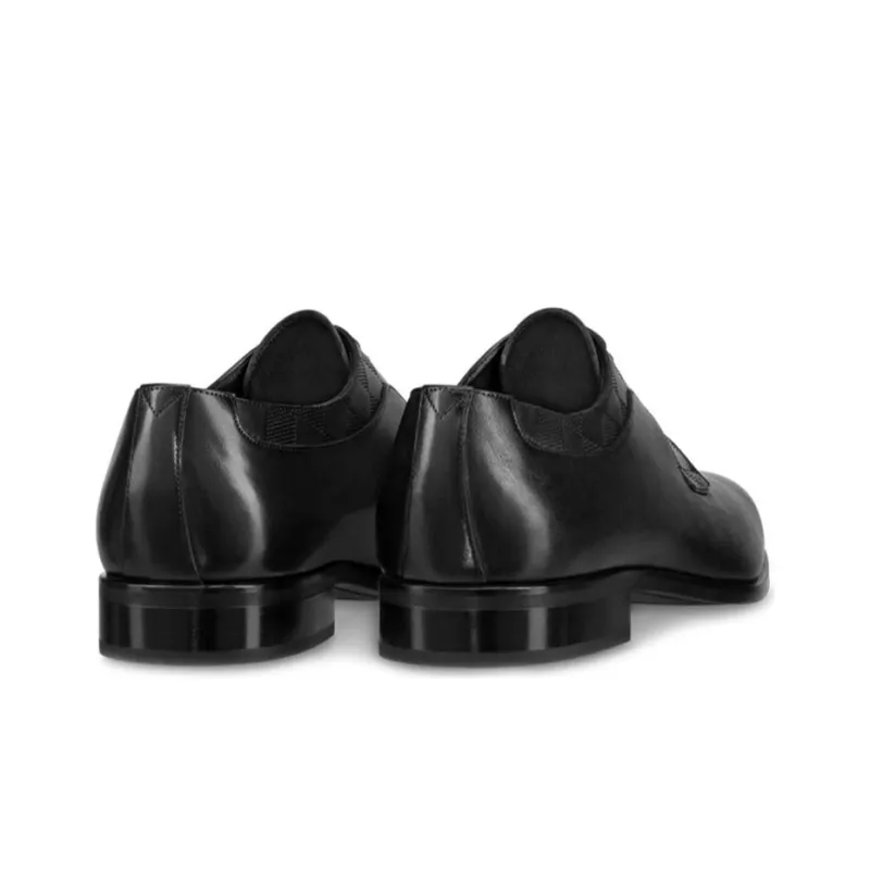 LOUIS VUITTON Haussmann Casual Shoes Men's Black-2