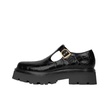 CELINE Triomphe Platform Shoes Women's Black