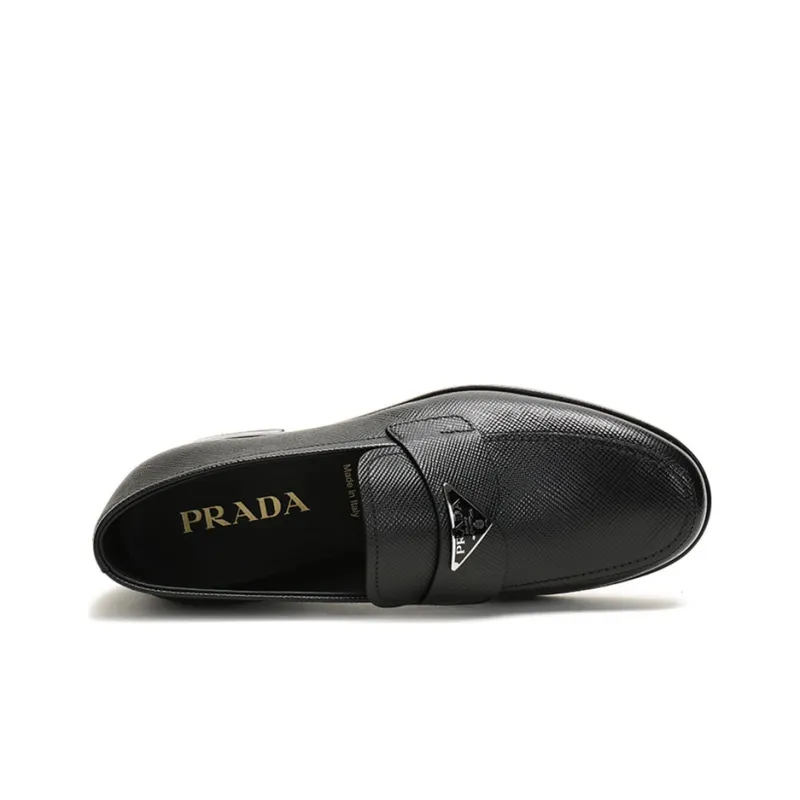PRADA Loafers Men Low Top Black-4