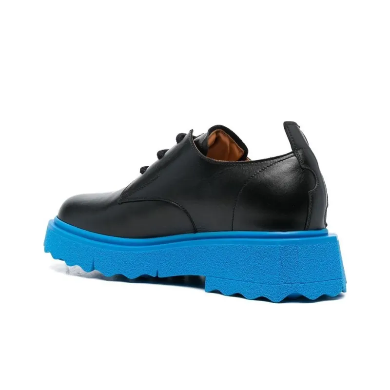 OFF WHITE Sponge Derby Black Blue-3