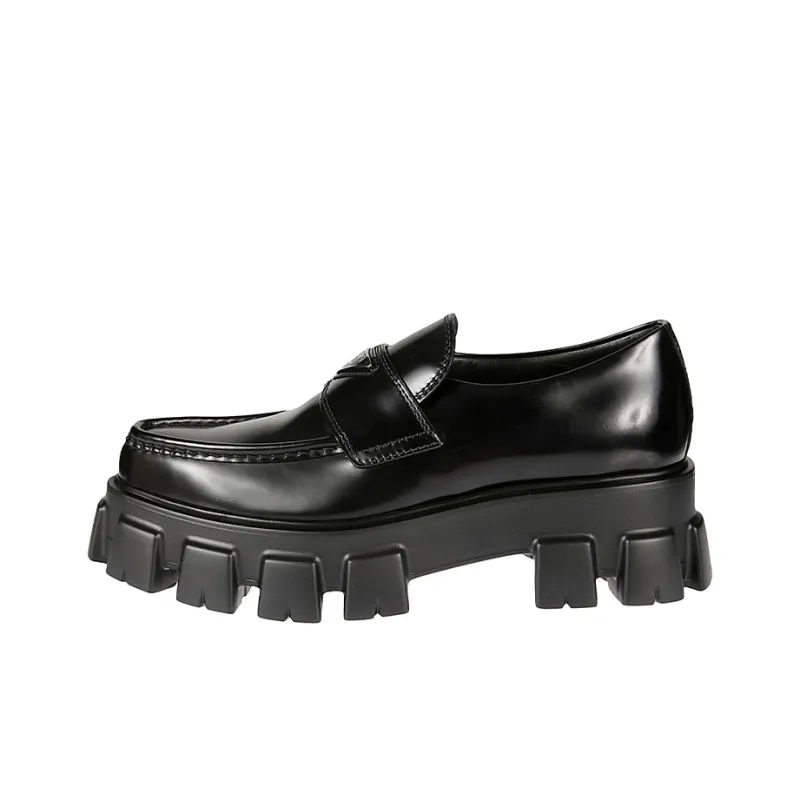 PRADA Monolith Platform Shoes Men's Black-0
