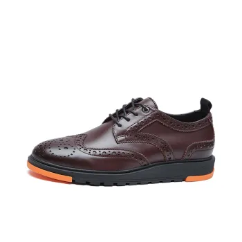 Anthony Miles Casual Leather Shoes Men's Burgundy