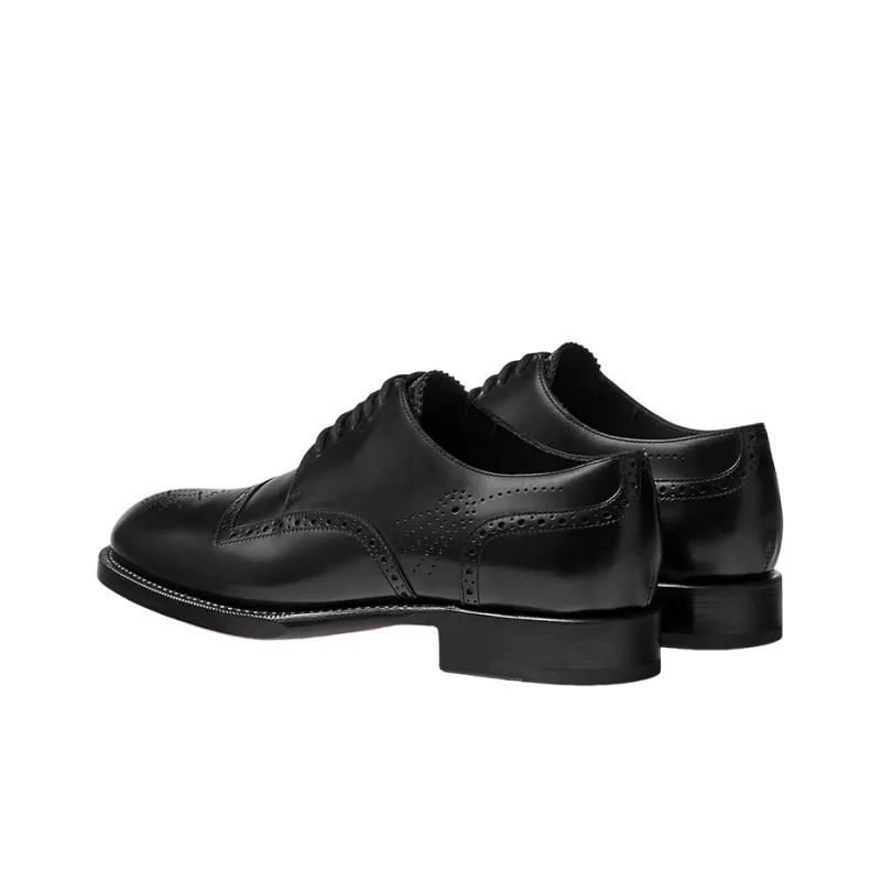 HERMES Fulham Derby Shoes Men's Black-3