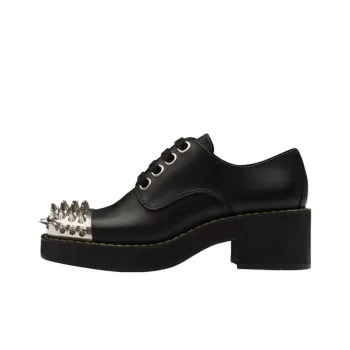MIU MIU Casual Shoes Women's Black Silver