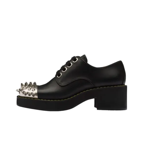 MIU MIU Casual Shoes Women's Black Silver