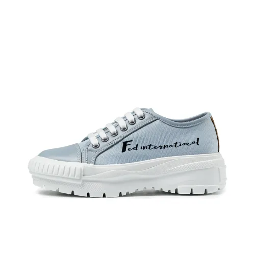 FED Casual Shoes Women's Low-Top Blue